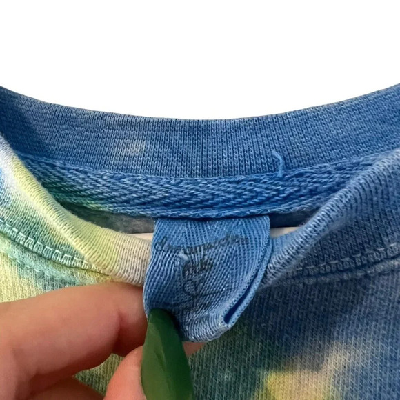 Dreamaids Kids Girls Tie Dye Pullover Crewneck Sweatshirt Medium Colorful Knit - Picture 4 of 4